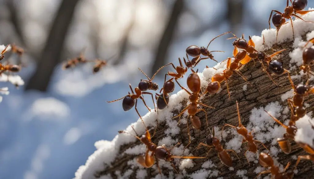 Winter care for specific ant species