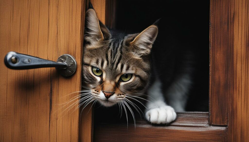 aggressive-cat-banging-door