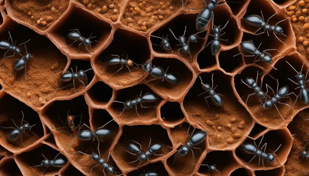 ant colony nest size