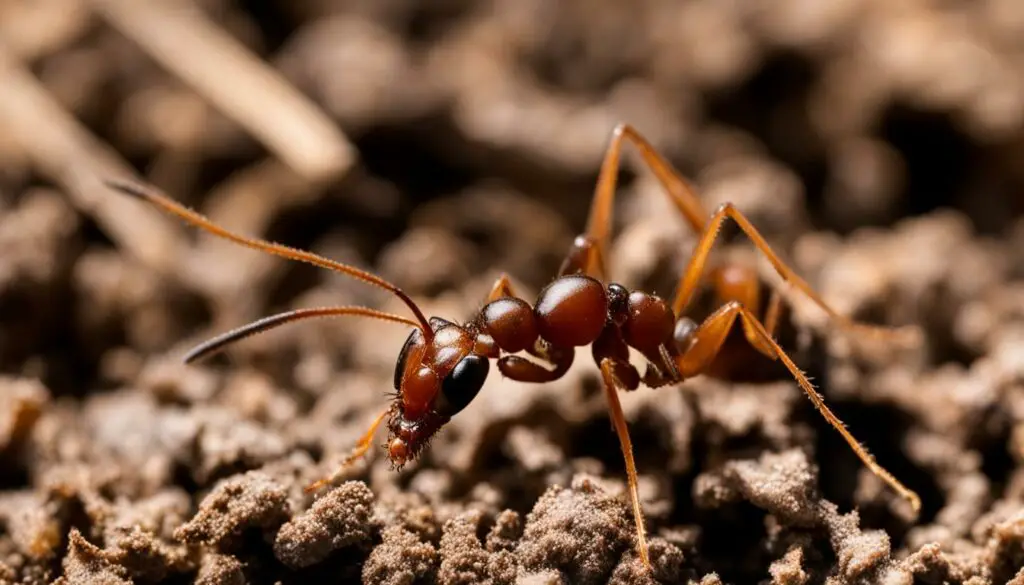 ant digging habits