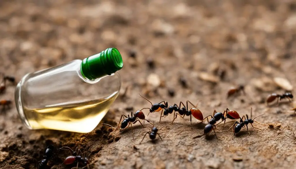 ant trails vinegar