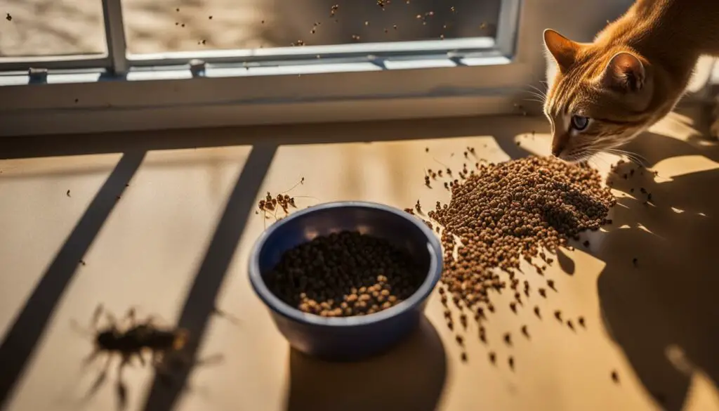 ants in dry cat food