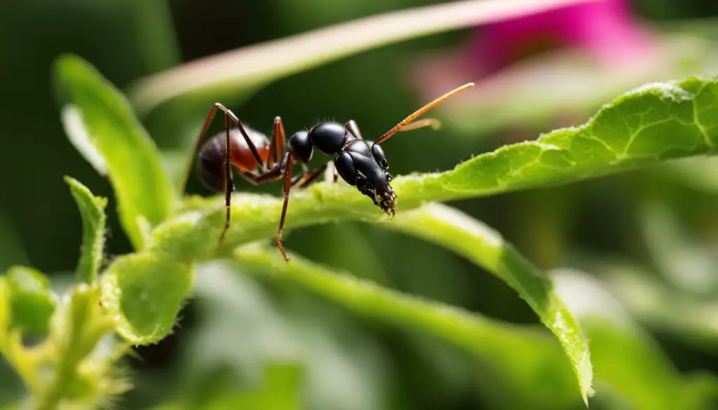 ants in garden