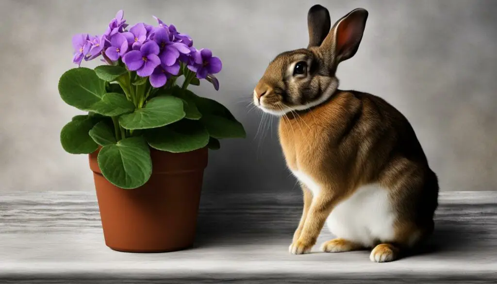 are african violets toxic to rabbits