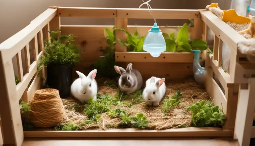 baby rabbit enclosure