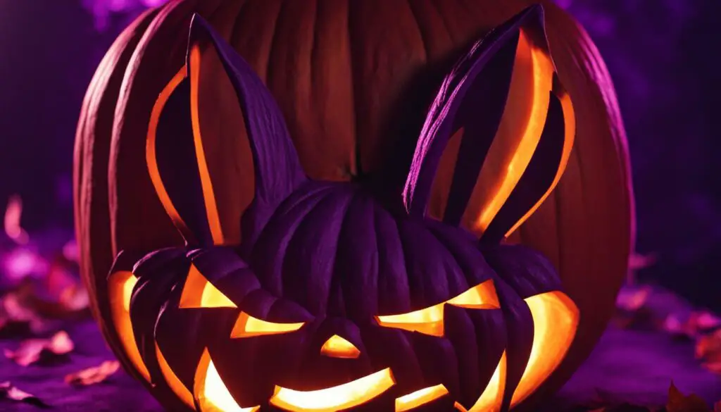 bad bunny pumpkin carving template