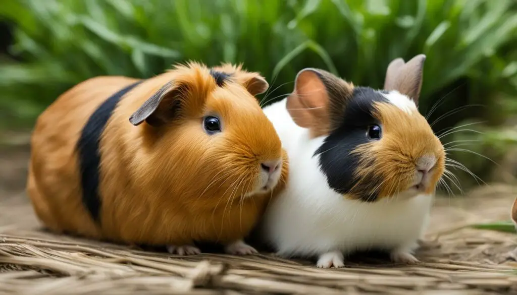 behavior of guinea pigs and rabbits