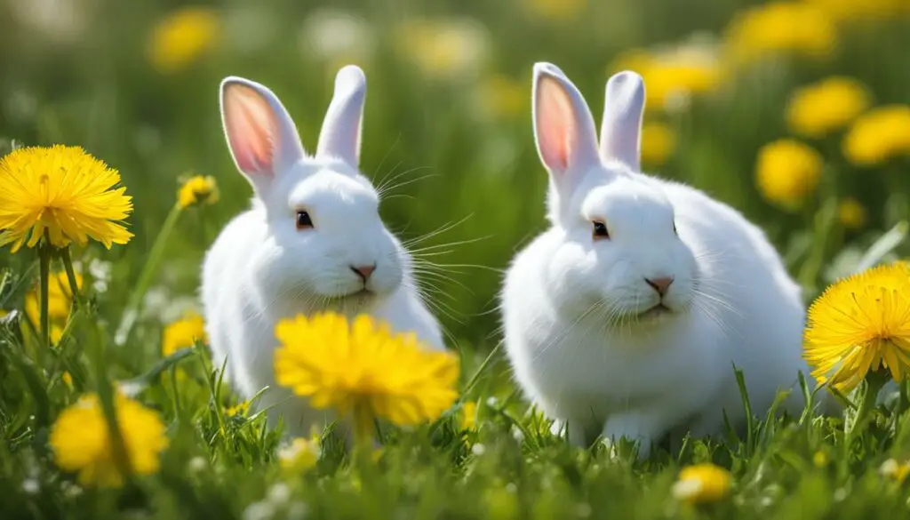 benefits of dandelions for rabbits