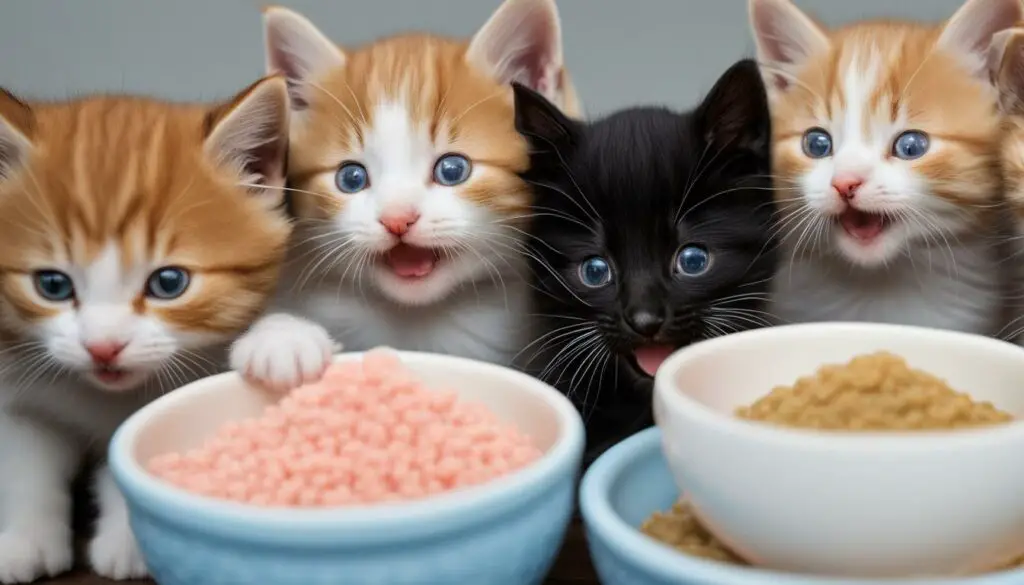 benefits of feeding 4 week old kittens wet food