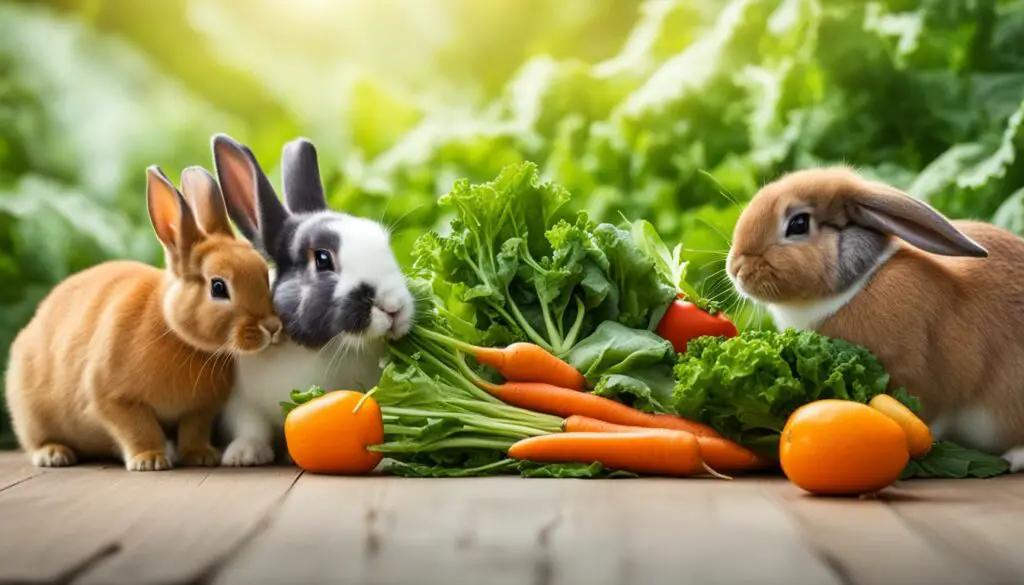 benefits of greens and veggies for rabbits