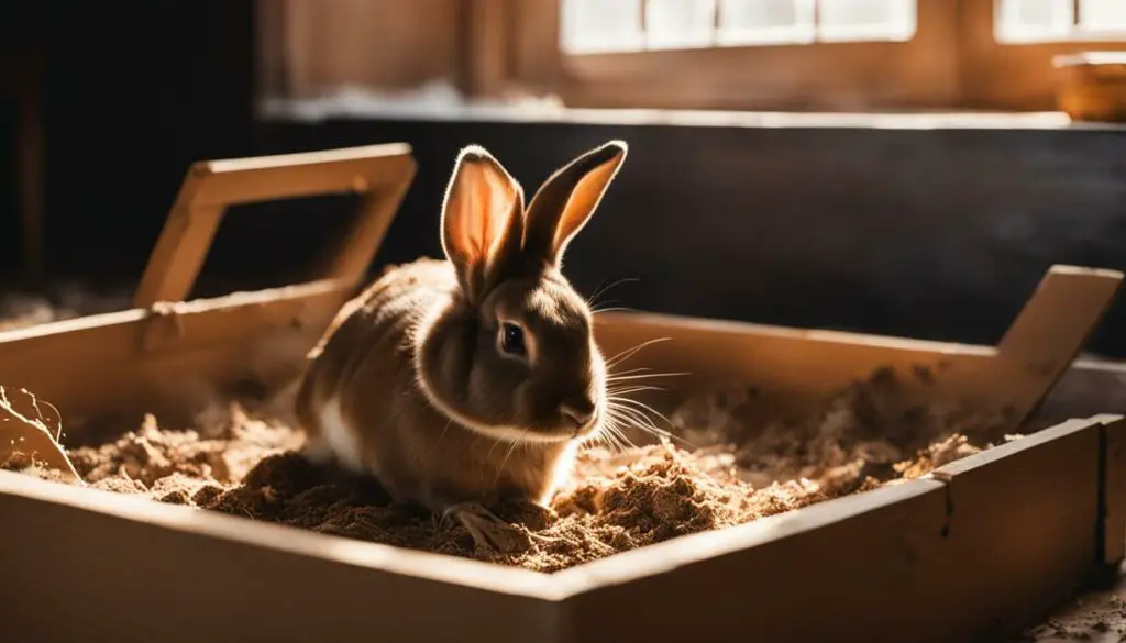 bunny digging