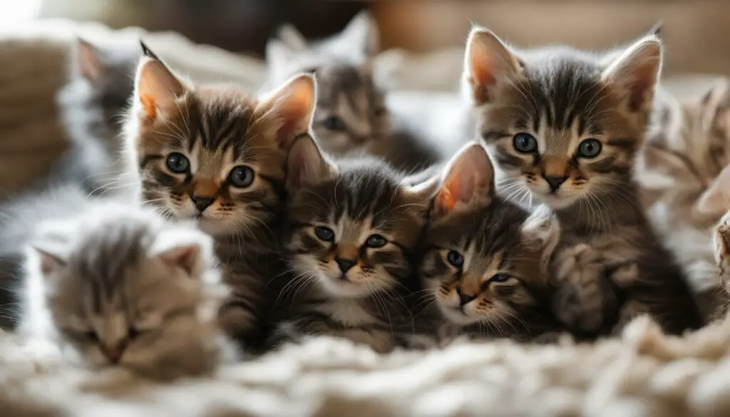 burping kittens