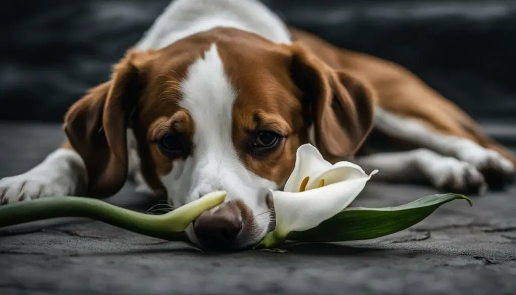 calla lily toxicity in dogs