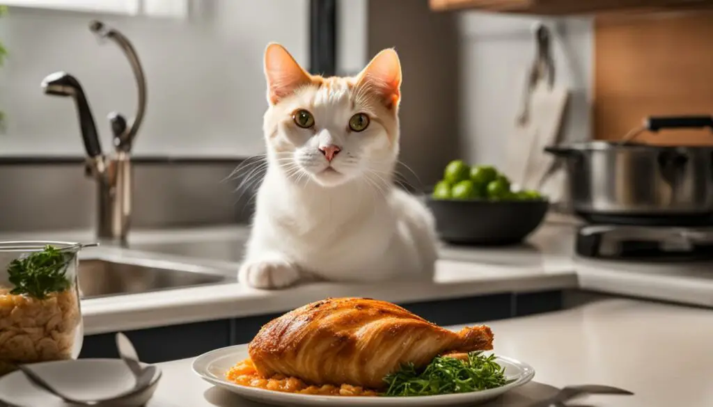 can cats eat cooked chicken breast
