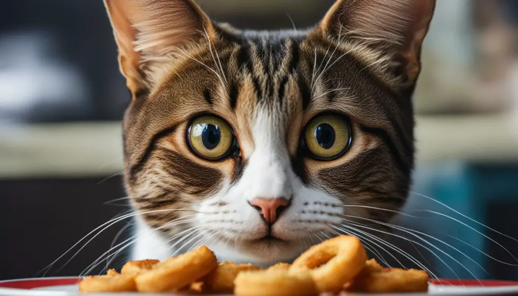 can cats eat onion rings
