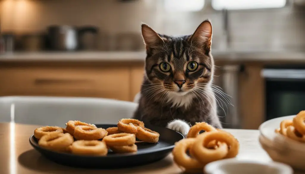 can cats have onion rings