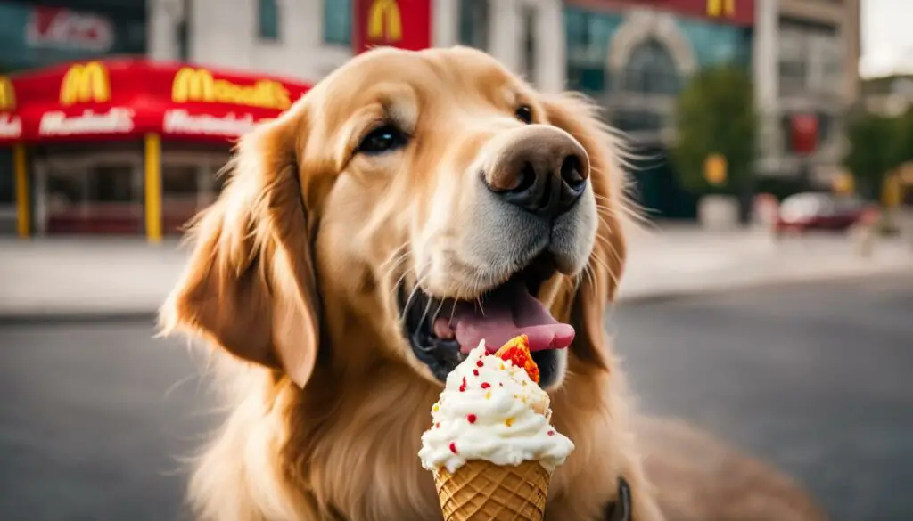 can dogs eat McDonalds ice cream