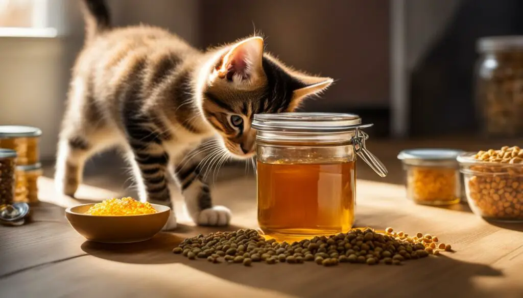 can kittens have honey