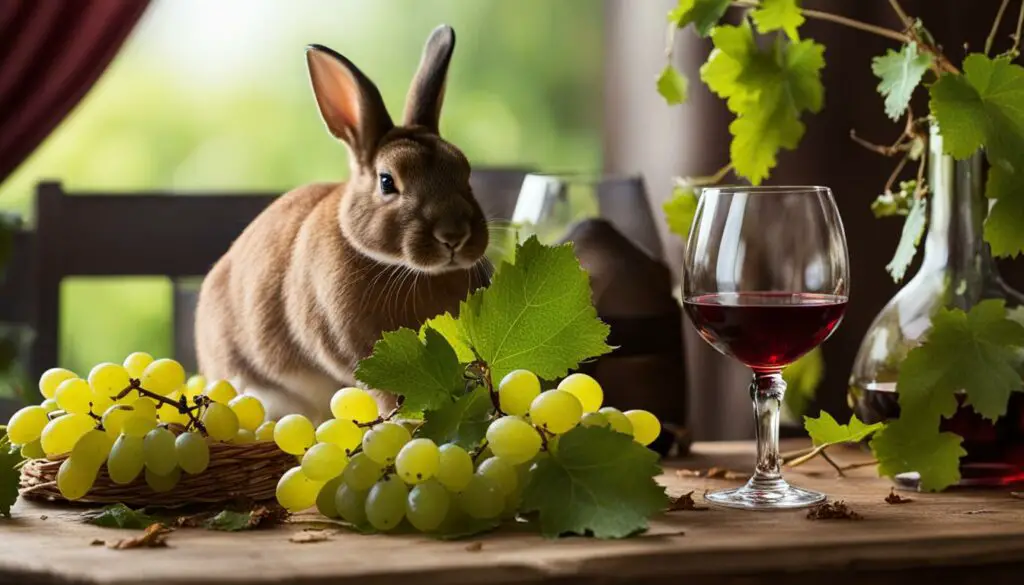 can rabbits drink wine