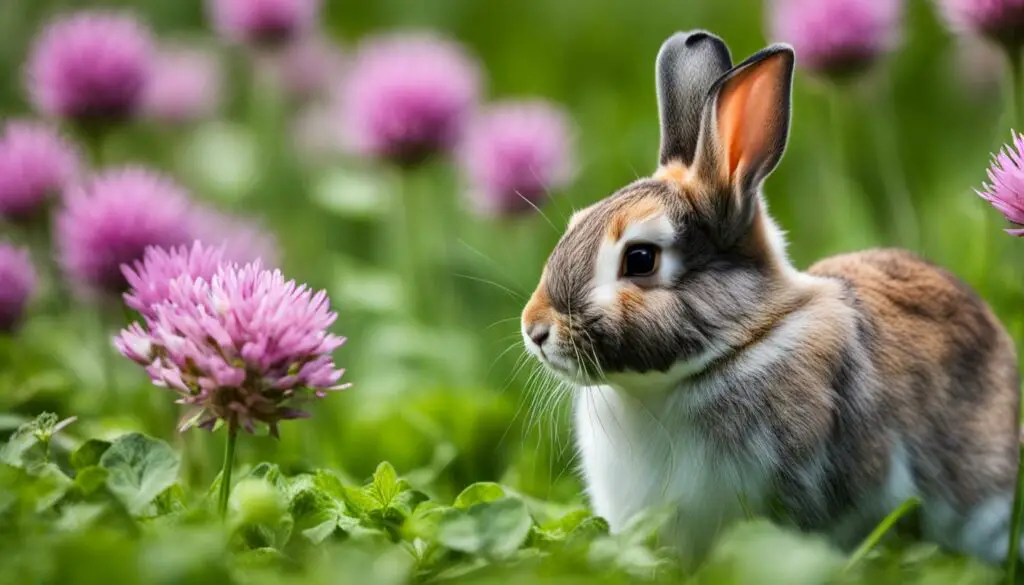 can rabbits eat clover flowers