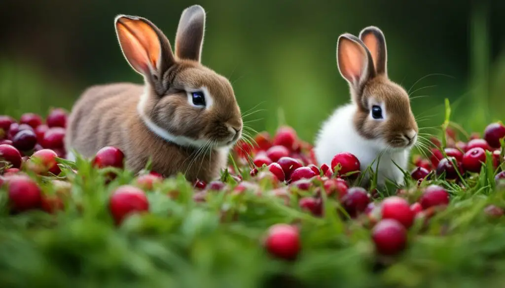 can rabbits eat cranberries