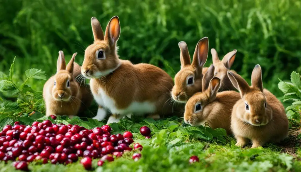 can rabbits eat cranberries