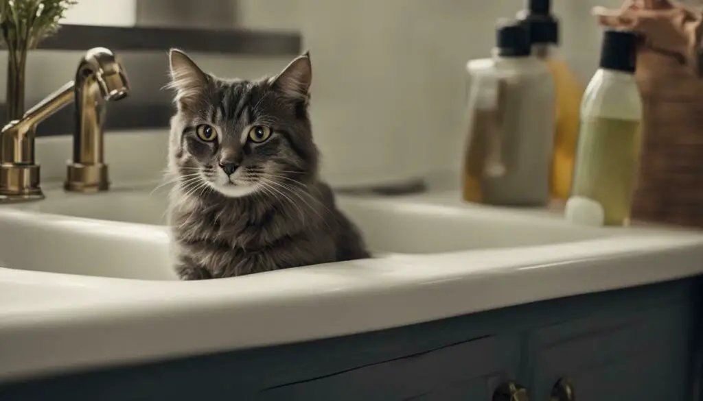 cat bathing methods