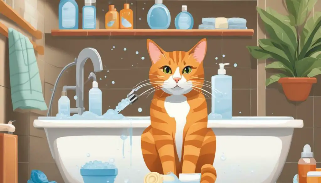 cat bathing tips