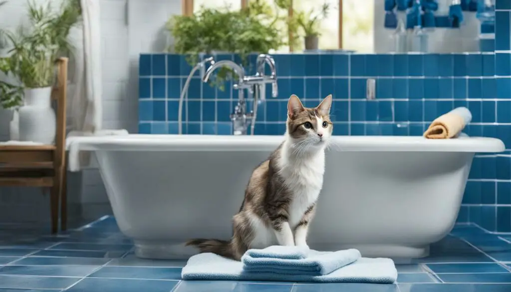 cat bathing tips
