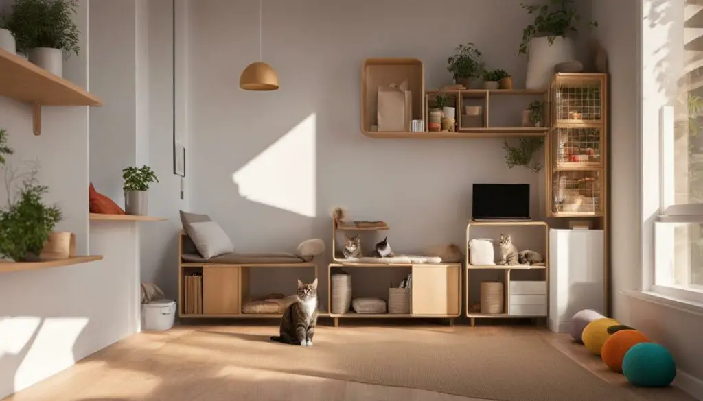 cat care in small spaces