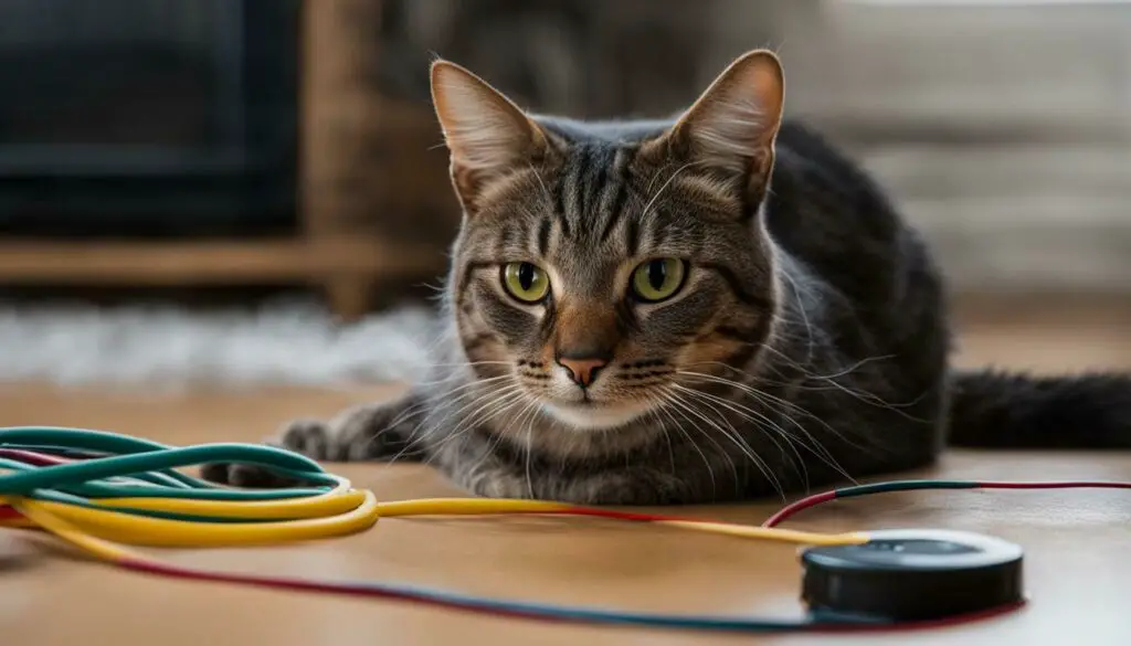 cat chewing cords deterrent