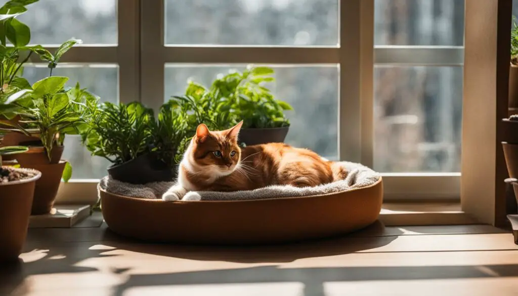 cat-friendly indoor environment