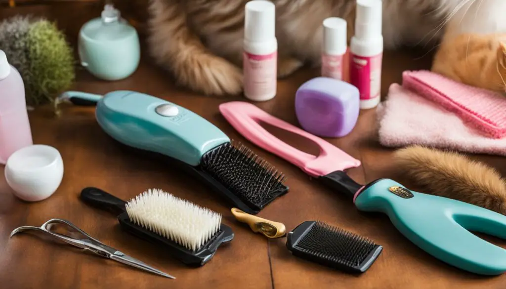 cat grooming products