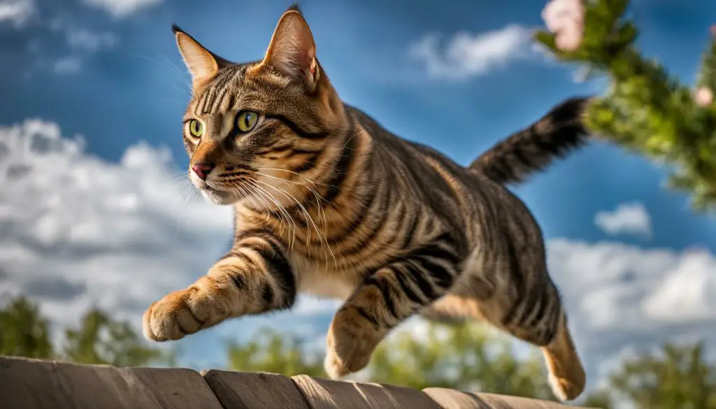 cat jumping