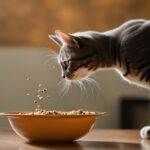 cat pooped in food bowl