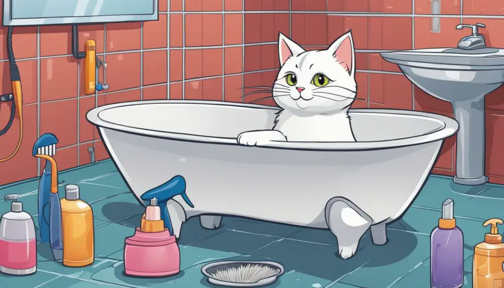 cat washing safety tips