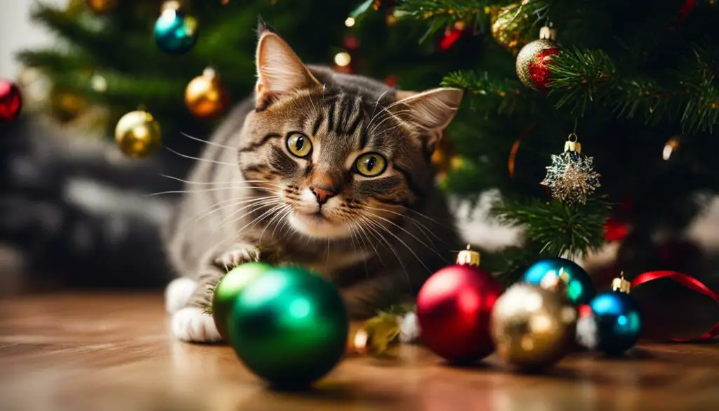 cats and christmas tree behavior