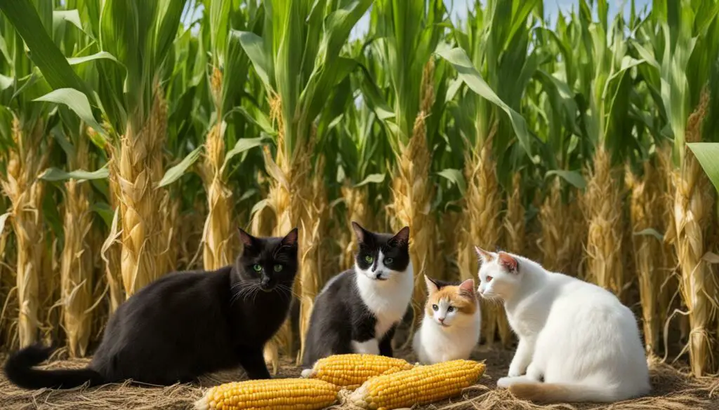 cats and corn