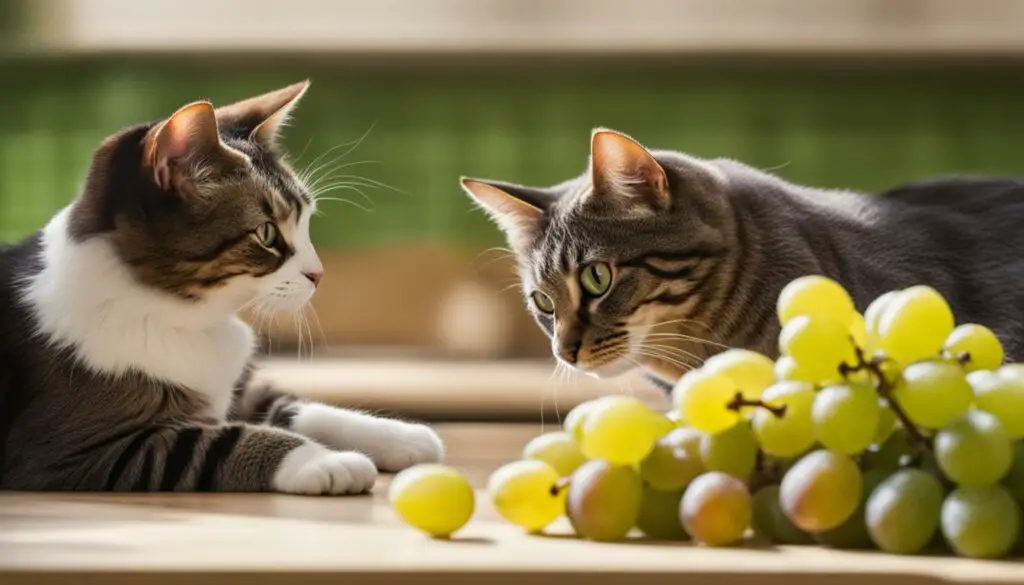 cats and grapes