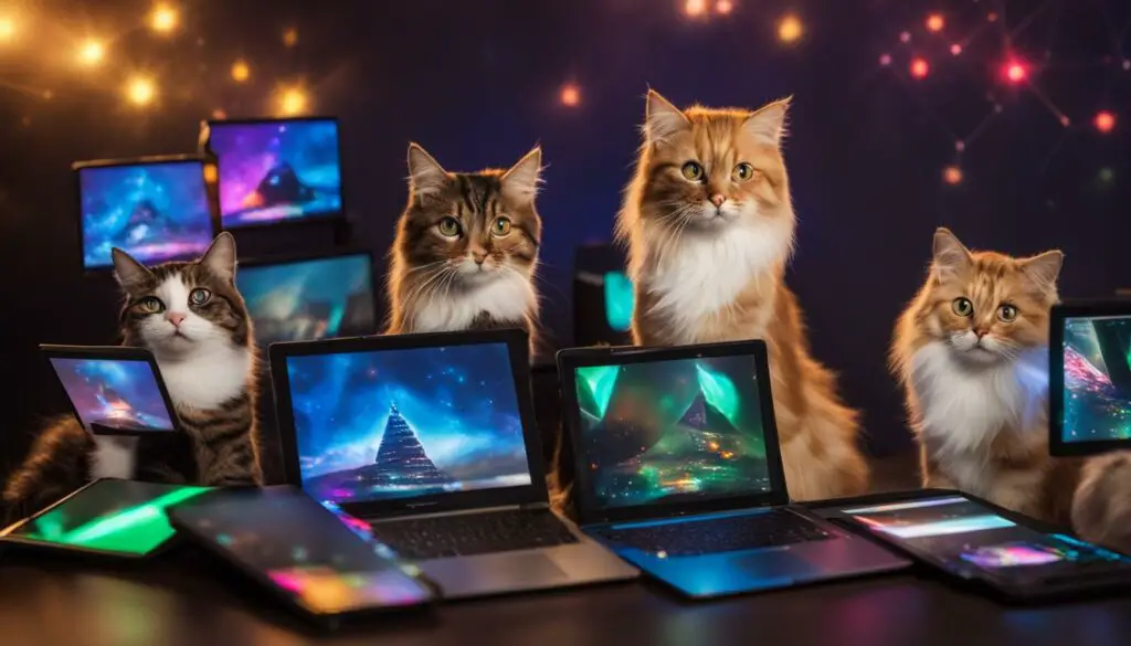 cats on social media
