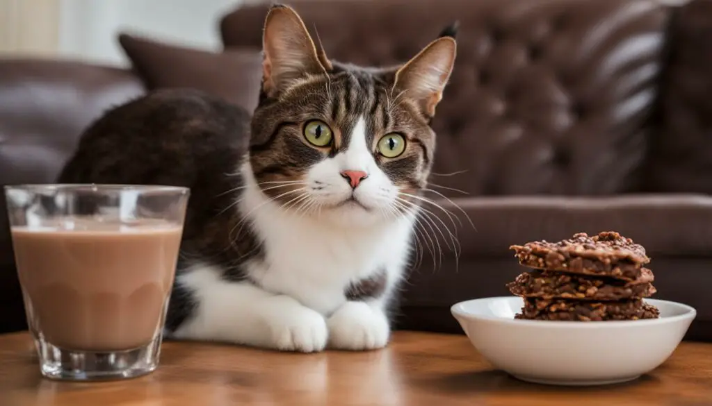 chocolate cereal milk and cats