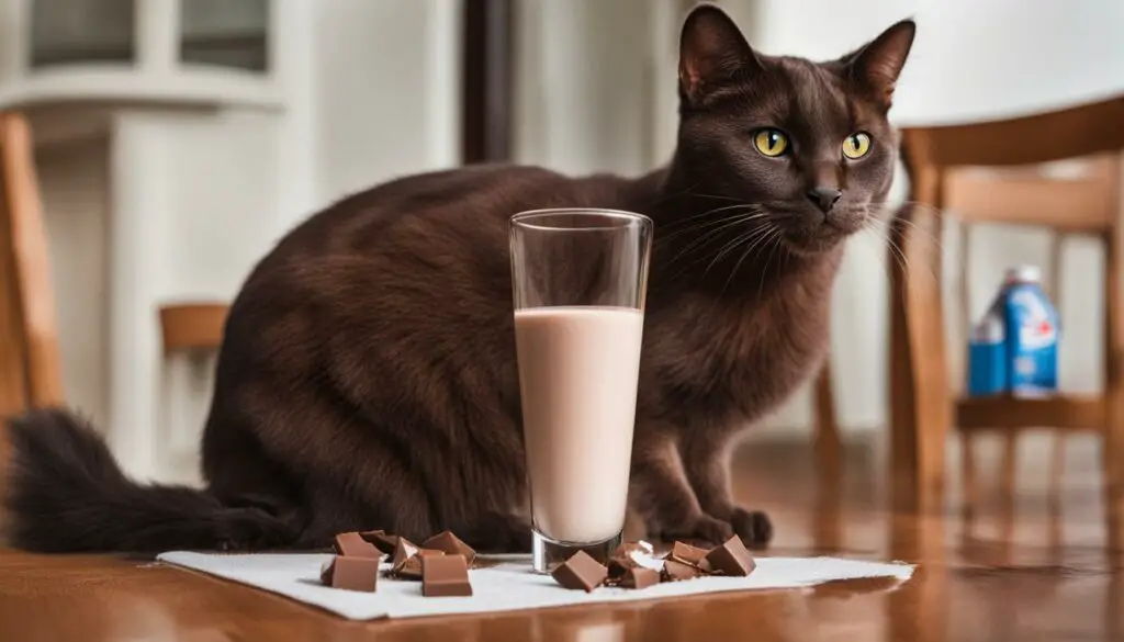 chocolate milk and cats