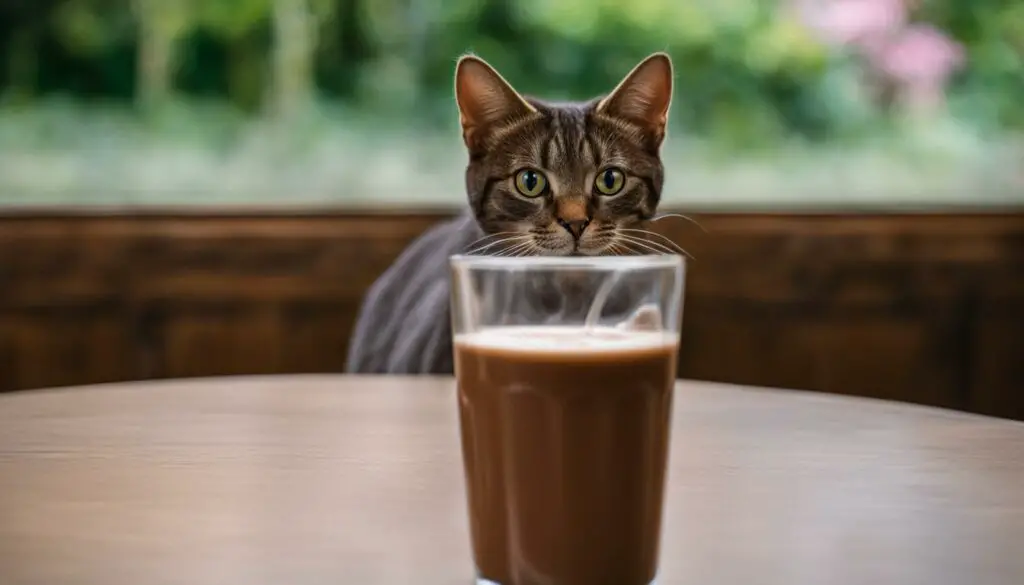 chocolate milk and feline health
