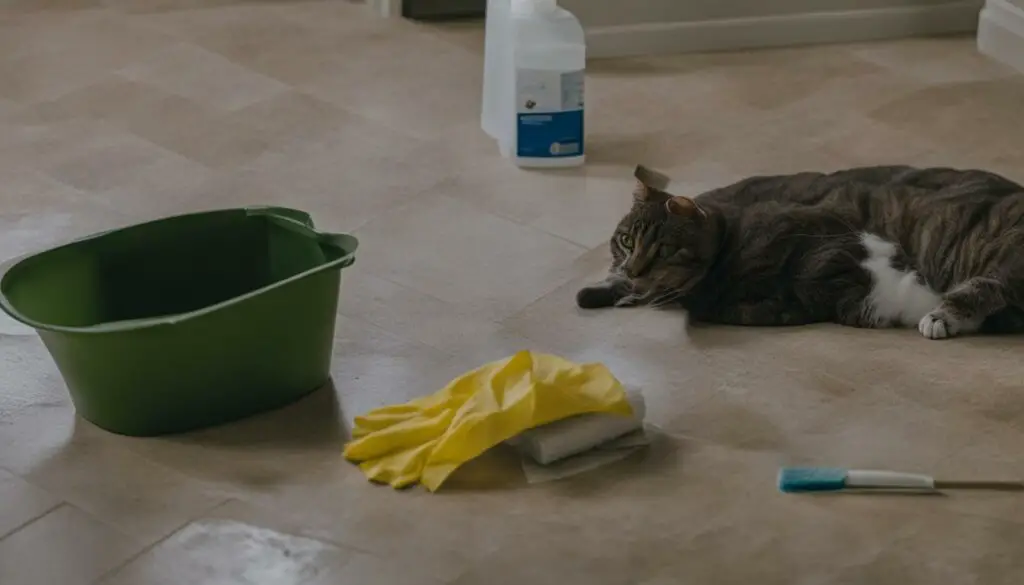 cleaning cat-soiled items