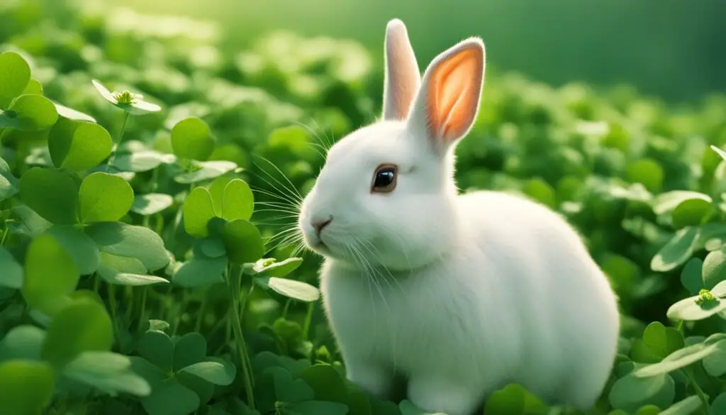 clover diet for rabbits