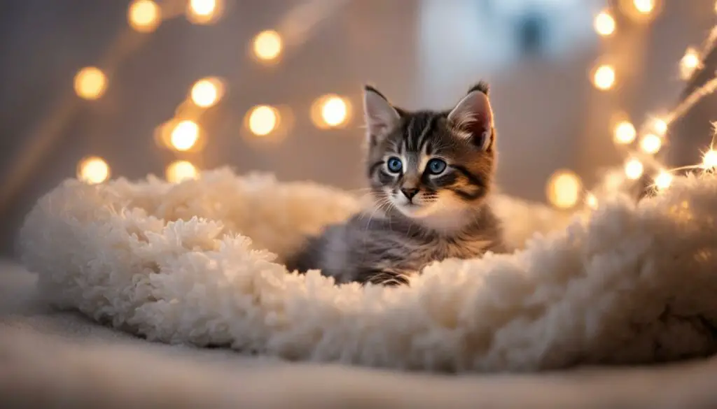 comfortable kitten bed