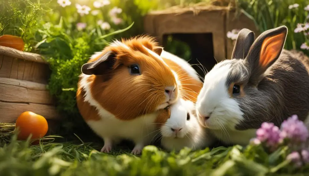 companionship for guinea pigs and rabbits