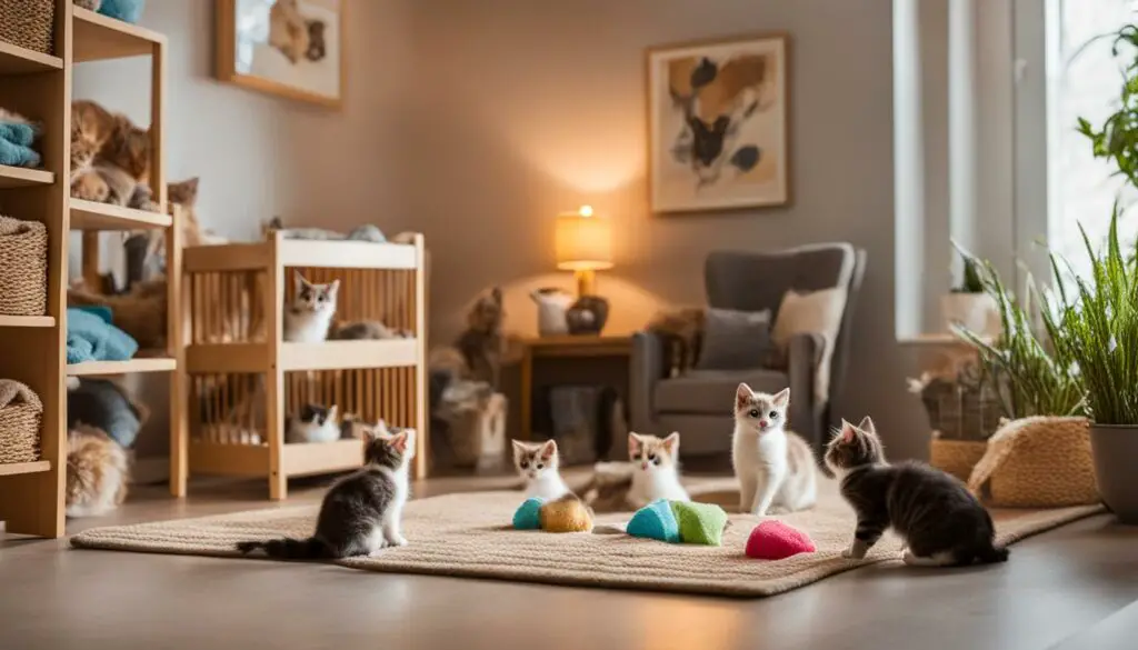 creating a safe and comfortable environment for kittens