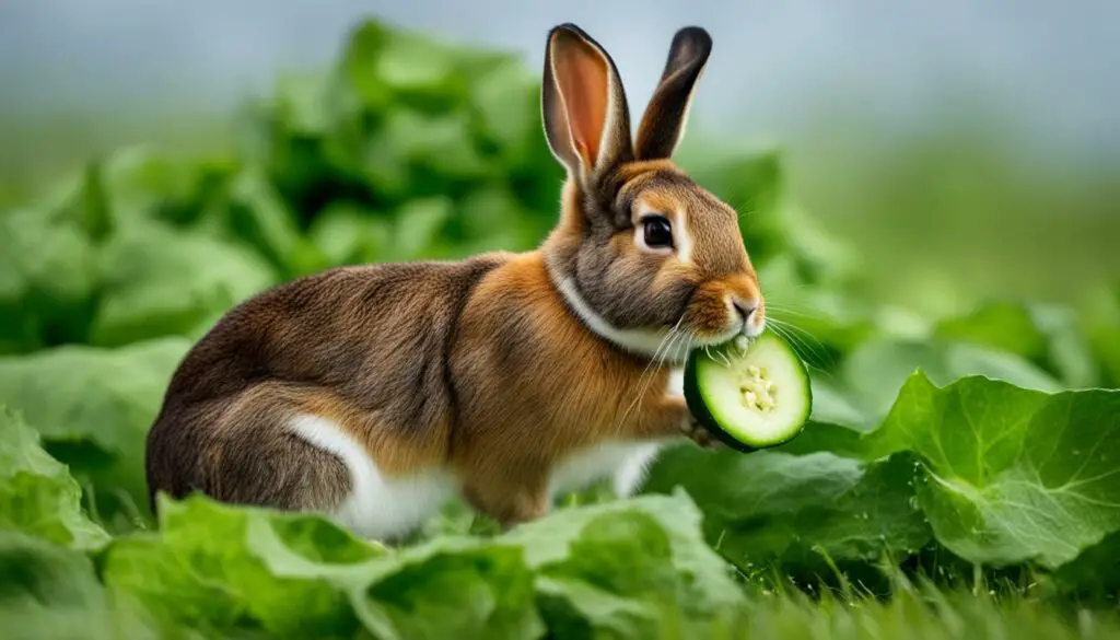 cucumber and rabbit