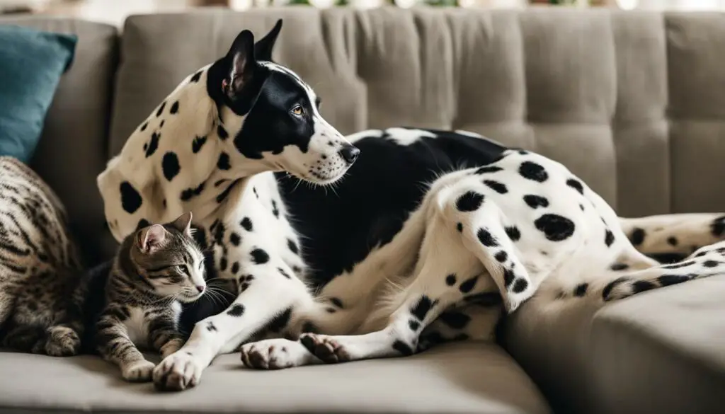 dalmatians and cats behavior